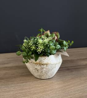 Naturdeko im Vintage-Topf |Handgemacht| Mooie Tijd