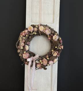 Trockenblumenkranz  Strohblumen |Handgemacht| Mooie tijd