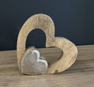 Dekoherz Holz silber | Mooie Tijd