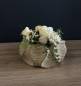 Preview: Gesteck Rosen Moos Keramiktopf |Handgemacht| Mooie Tijd