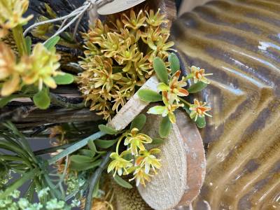 Ausdrucksstarkes Gesteck im Keramikgefäß |Handgemacht| Mooie Tijd