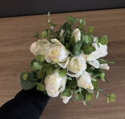 Strauß Seidenblumen Rose |Handgemacht| Mooie Tijd