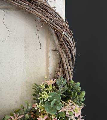 Kranz Seideblume Sternjasmin Sedum |Handgemacht| Mooie Tijd