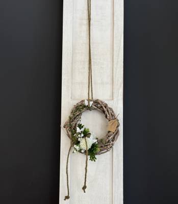 Kranz Seidenblumen Blüten |Handgemacht| Mooie Tijd