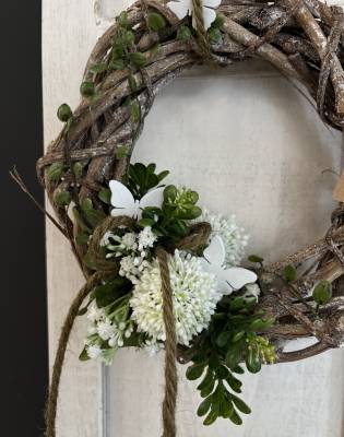 Kranz Seidenblumen Blüten |Handgemacht| Mooie Tijd