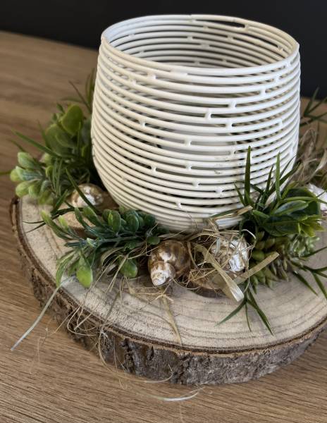 Deko Gesteck mit Muscheln & Sukkulenten |Handgemacht| Mooie Tijd