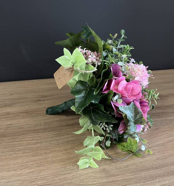 Strauß Seidenblumen Hortensien Dahlie |Handgemacht| Mooie Tijd