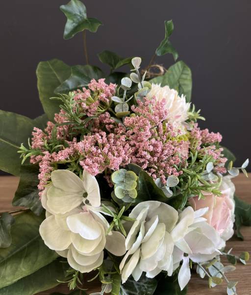 Strauß Seidenblumen Rose Dahlie |Handgemacht| Mooie Tijd