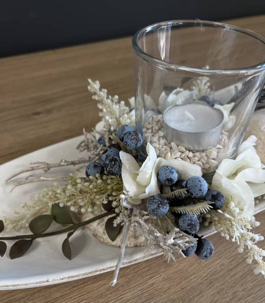 Deko Gesteck mit Beeren |Handgemacht| Mooie Tijd