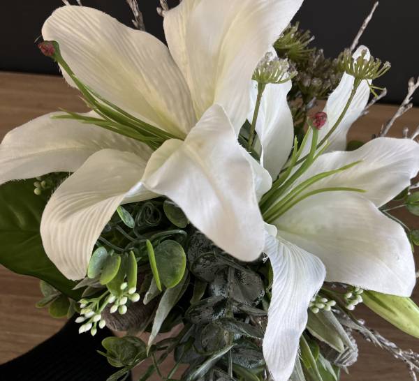 Strauß Seidenblumen Lilien |Handgemacht| Mooie Tijd