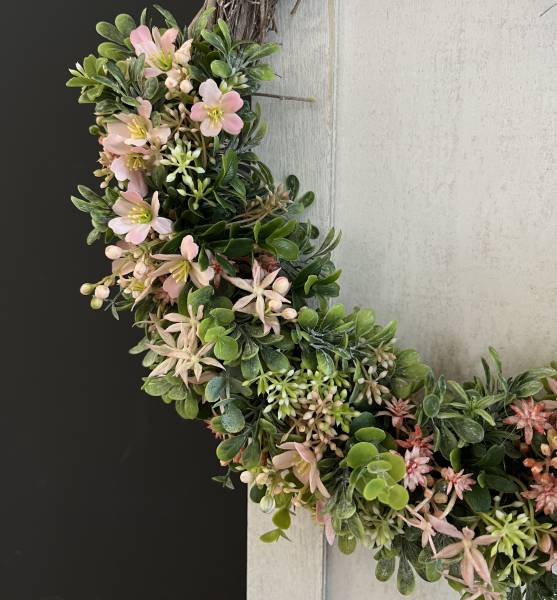 Kranz Seideblume Sternjasmin Sedum |Handgemacht| Mooie Tijd