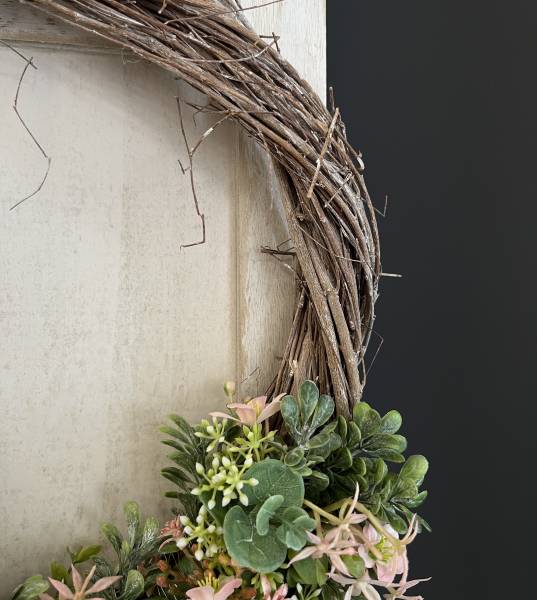 Kranz Seideblume Sternjasmin Sedum |Handgemacht| Mooie Tijd