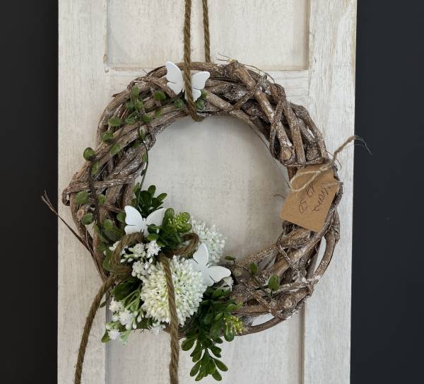 Kranz Seidenblumen Blüten |Handgemacht| Mooie Tijd