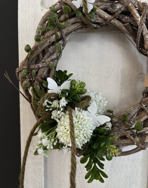 Kranz Seidenblumen Blüten |Handgemacht| Mooie Tijd