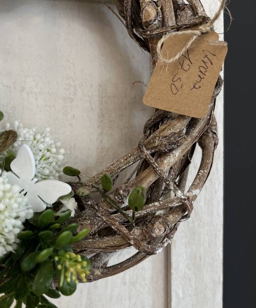 Kranz Seidenblumen Blüten |Handgemacht| Mooie Tijd