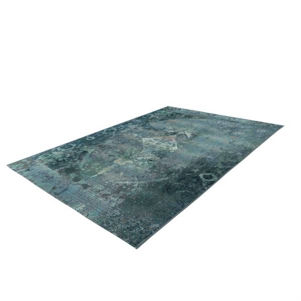 Teppich Vintage Design Indoor & Outdoor My Gobelina blau
