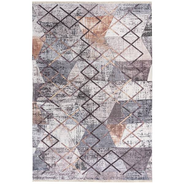 Teppich geometrisches Muster Indoor & Outdoor My Valencia multicolor, braun