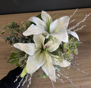 Strauß Seidenblumen Lilien |Handgemacht| Mooie Tijd